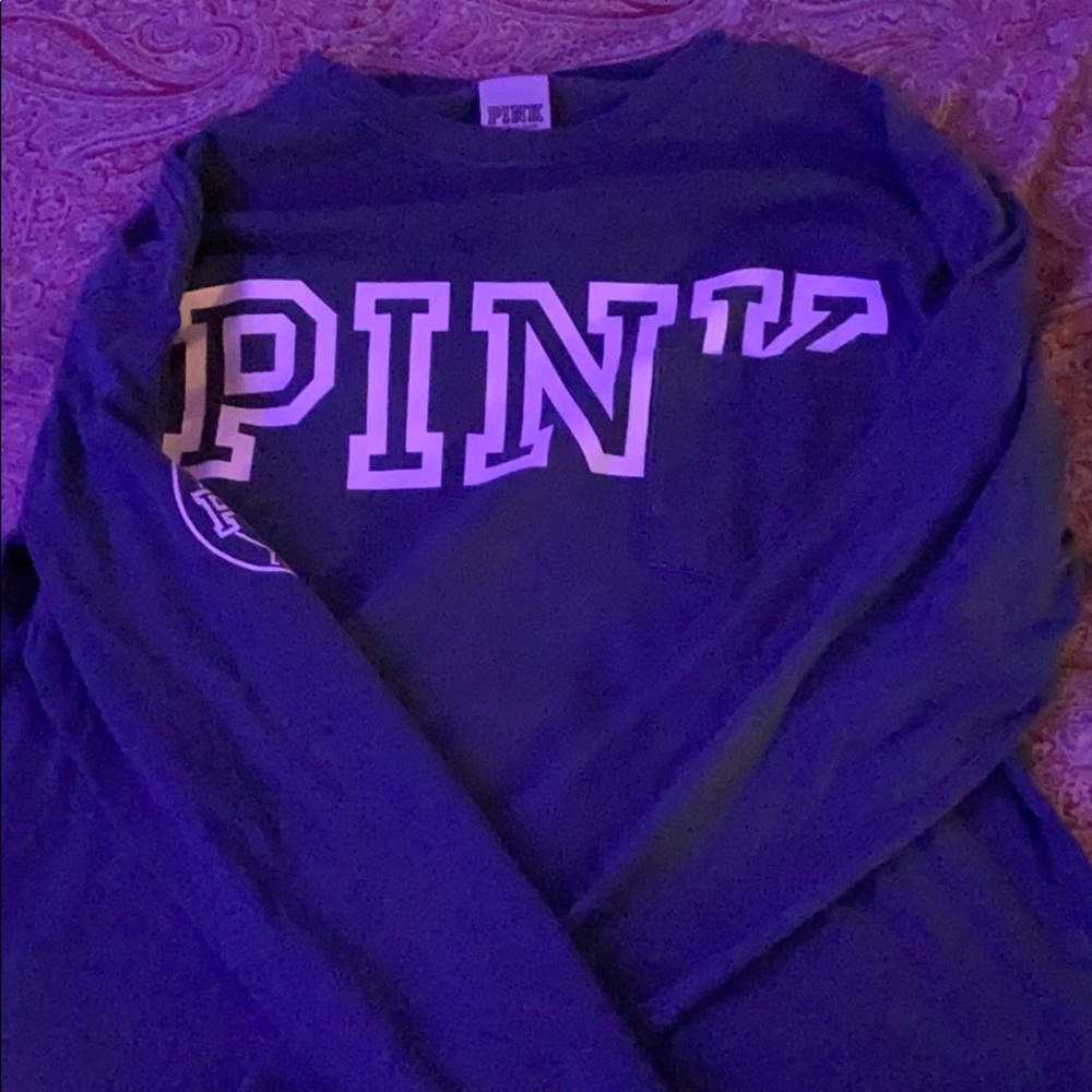 pink long sleeve tee